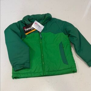 L.L. Bean Two-Tone Green Kids Insulated Jacket